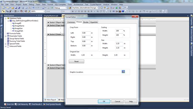 select Graphic location 